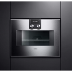 Gaggenau BM451110 400 series 60厘米 精巧型嵌入式微波烤箱 (玻璃不鏽鋼色) (左門鉸)